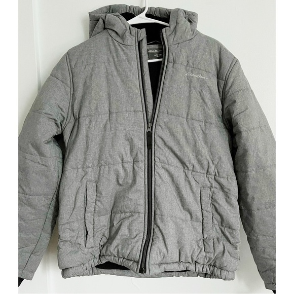 Eddie Bauer • NWT Grey Kids Zip Up Coat - Picture 1 of 6